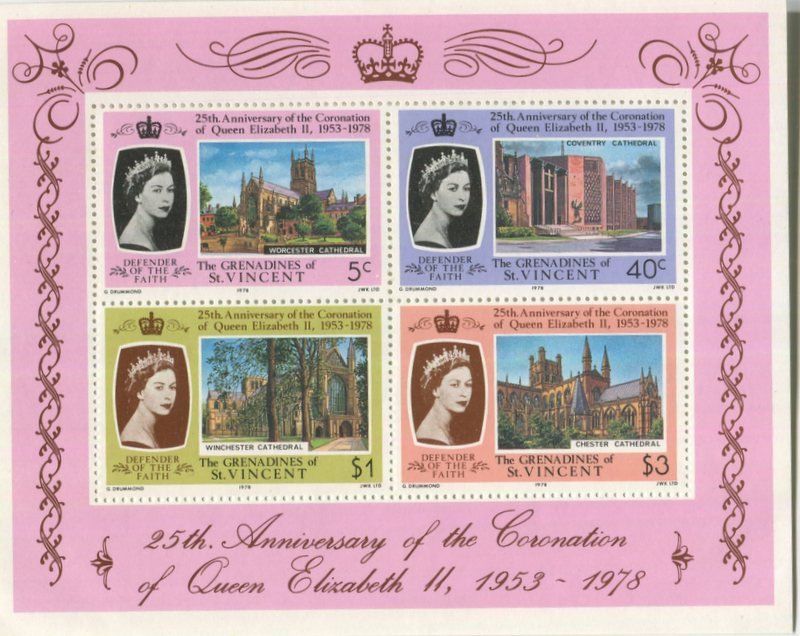 Tous les timbres: Block "Kathedralen". St.Vincent. – Neuf avec emballage d'origine à Basel par Butsch5
