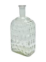 Superbe grand vase bouteille SKLO UNION en verre soufflé