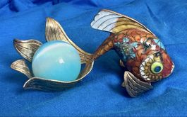 wunderschöner handgemachte Cloisonné Fisch✨ made aus Bijing