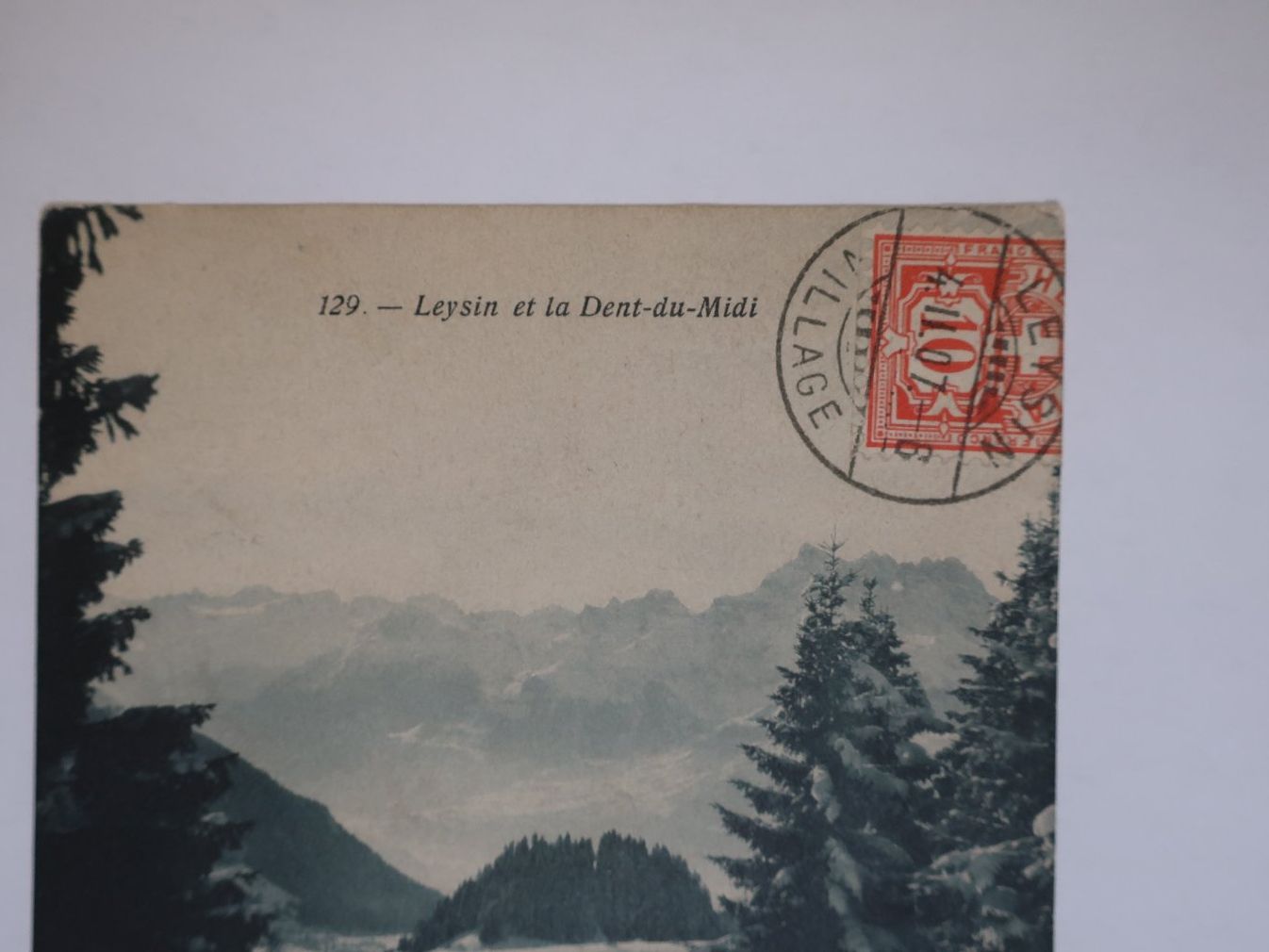 Cartoline postali: Leysin et la Dent du Midi 1907 – Usato da Cormoret venduto da Pascalll2001 2