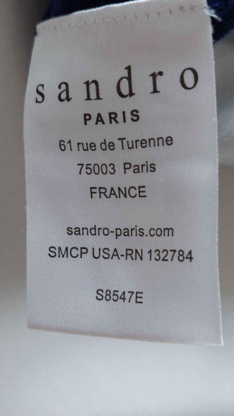 Sandro Maglioni & Felpe: Sandro Damenbluse/pullover Gr.36aus Seide,Baumwolle,Kaschmir – Usato da Uetikon am See venduto da sahra777 7