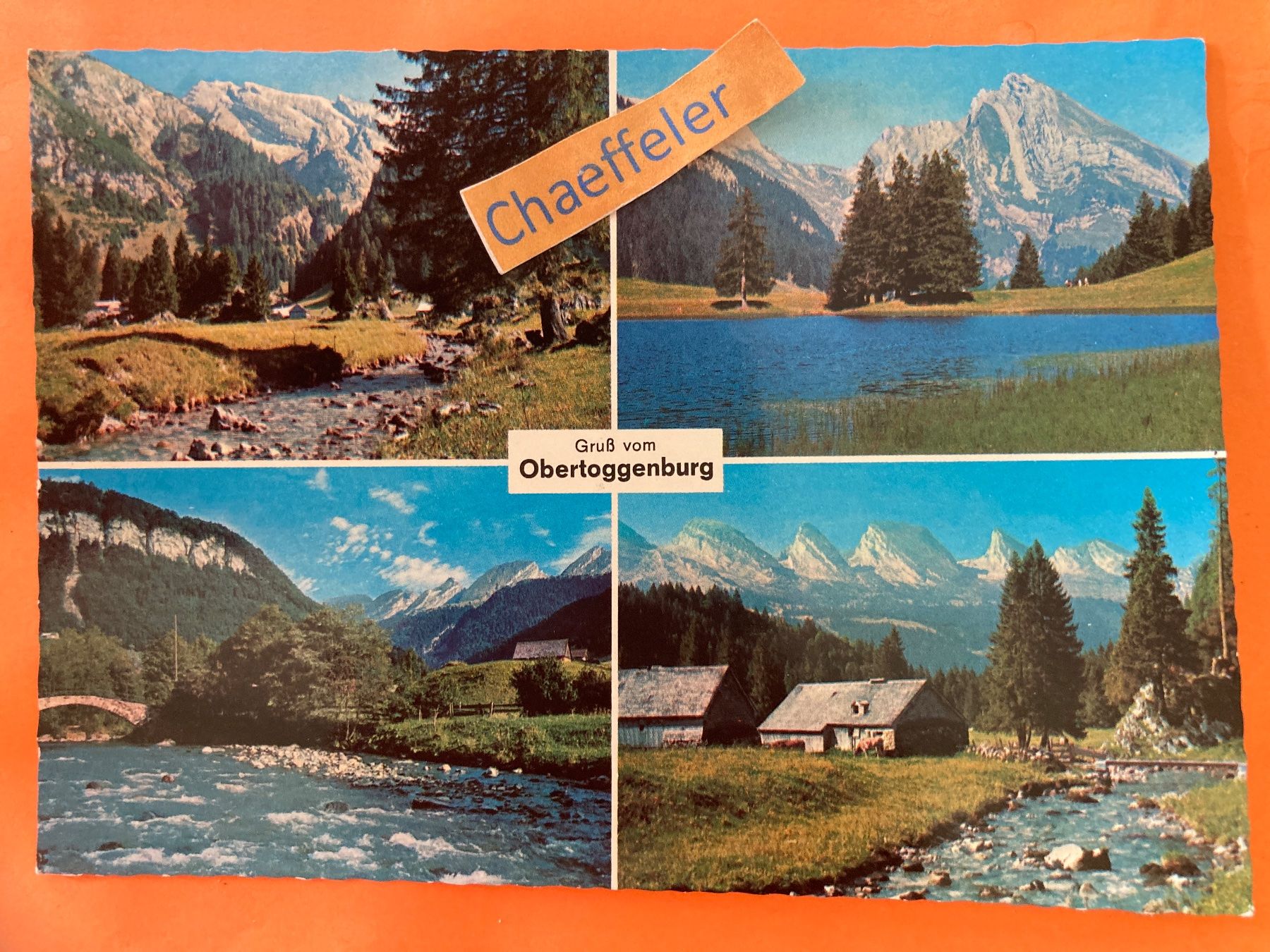 Cartes postales: 1964 Gruss vom Obertoggenburg. – D'occasion à Zürich par Chaeffeler