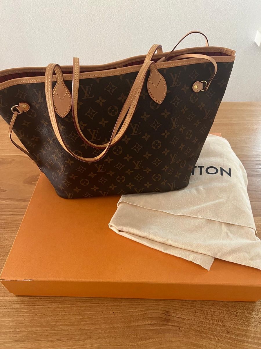 Louis Vuitton Borse da donna: Louis Vuitton Neverfull MM Monogram Canvas Damier Azure gute – Usato da Steinhausen venduto da den_9rkv