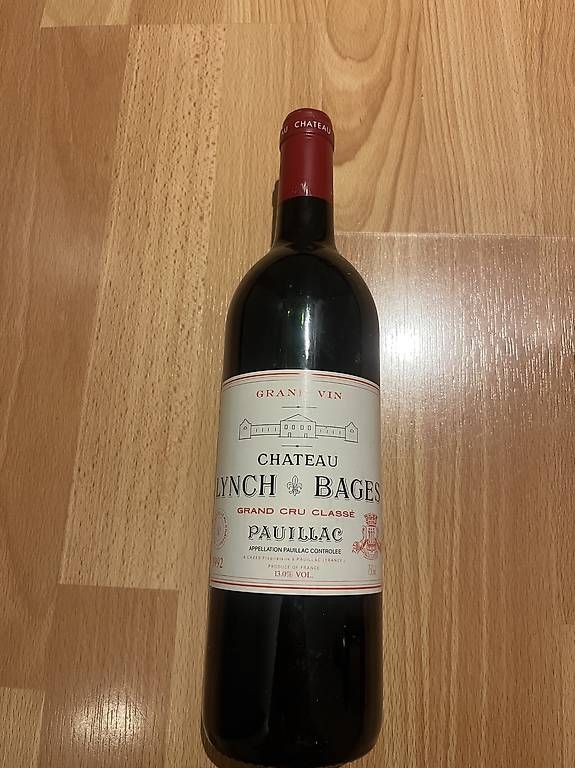 Vins: Chateau Lynch Bages 1992 – D'occasion à Zürich par dav_m9zc