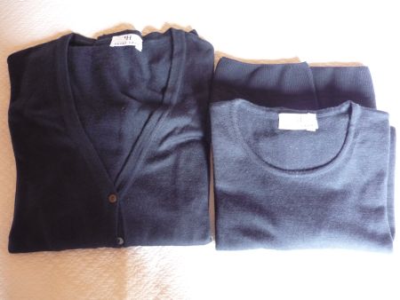 Sehr edles Twinset von Peter Hahn  Gr 52 mit Taschen