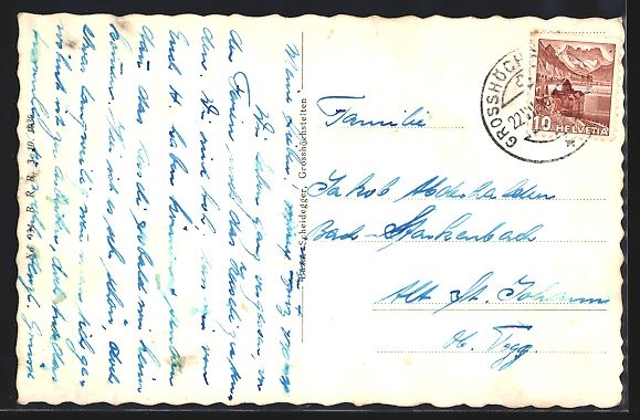 Cartes postales: Grosshöchstetten, Totalansicht aus der  – D'occasion à Berlin par bartko-reher 1