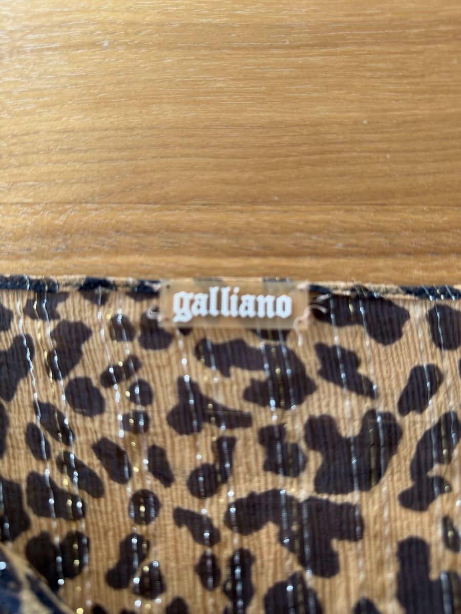 Camicette: Galliano Bluse mit Goldfäden – Nuovo (secondo la descrizione) da Richterswil venduto da Dfdo 1