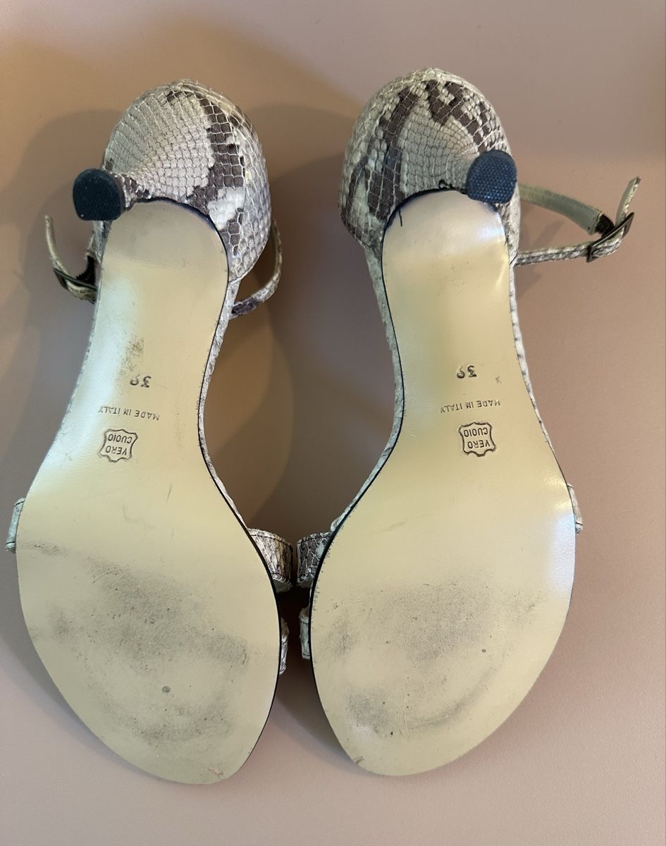Scarpe da donna: Sandalen, Alberto Zago, Python/rot, Grösse 39 – Nuovo (secondo la descrizione) da Oberwil BL venduto da orsay 6