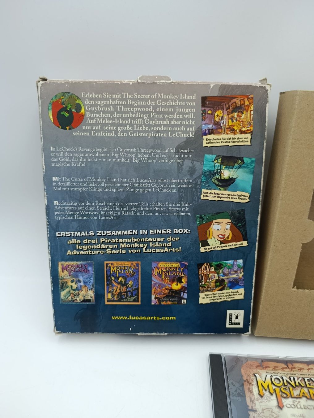 Giochi: Monkey Island Collection PC-CD-ROM, ohne die Scheiben – Usato da Wil SG venduto da Donaldus 1