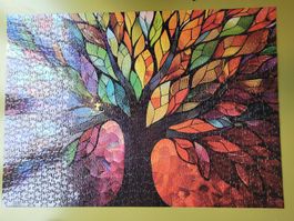 Puzzle 1000 Teile, brillante Farben