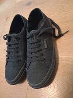 Hübsche Damen Sneakers von Superga in schwarz Gr 39