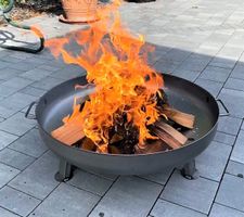 Hochwertige Feuerschale 80cm, Handarbeit, Made in Germany
