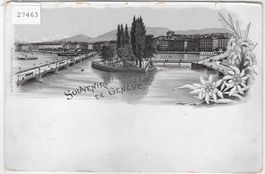 Souvenir de Geneve - Litho 1900