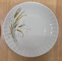 6 assiettes Wunsiedler Bavaria Porzellan décor blé