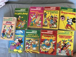 8 alte Lustige Taschenbücher LTB Nr. 34–48 – Disney Sammlerp