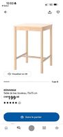 Table haute IKEA Rönninge