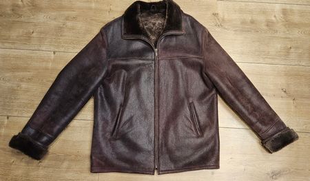 Lammfell Jacke Gr.52 Echt-Leder sehr warm