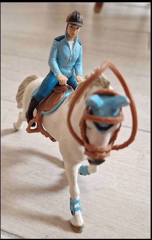 Giocattoli: Schleich - Cavalière de compétition avec son cheval – Usato da Frasses venduto da rap_vkw7