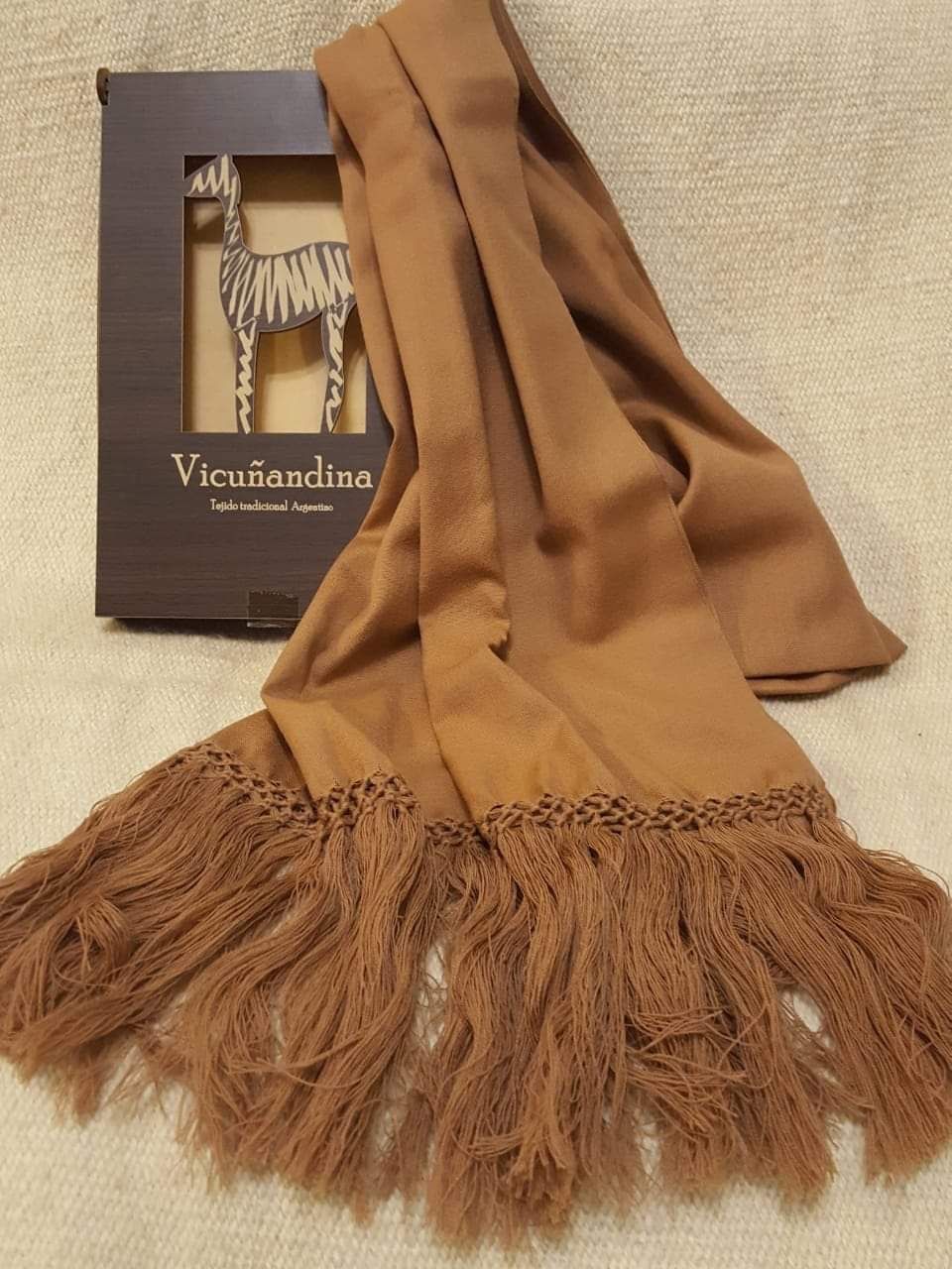 Foulard & Sciarpe: Fairtrade Halstuch Alpaka – Nuovo e nell'imballaggio originale da Basel venduto da Naimid_telares 1