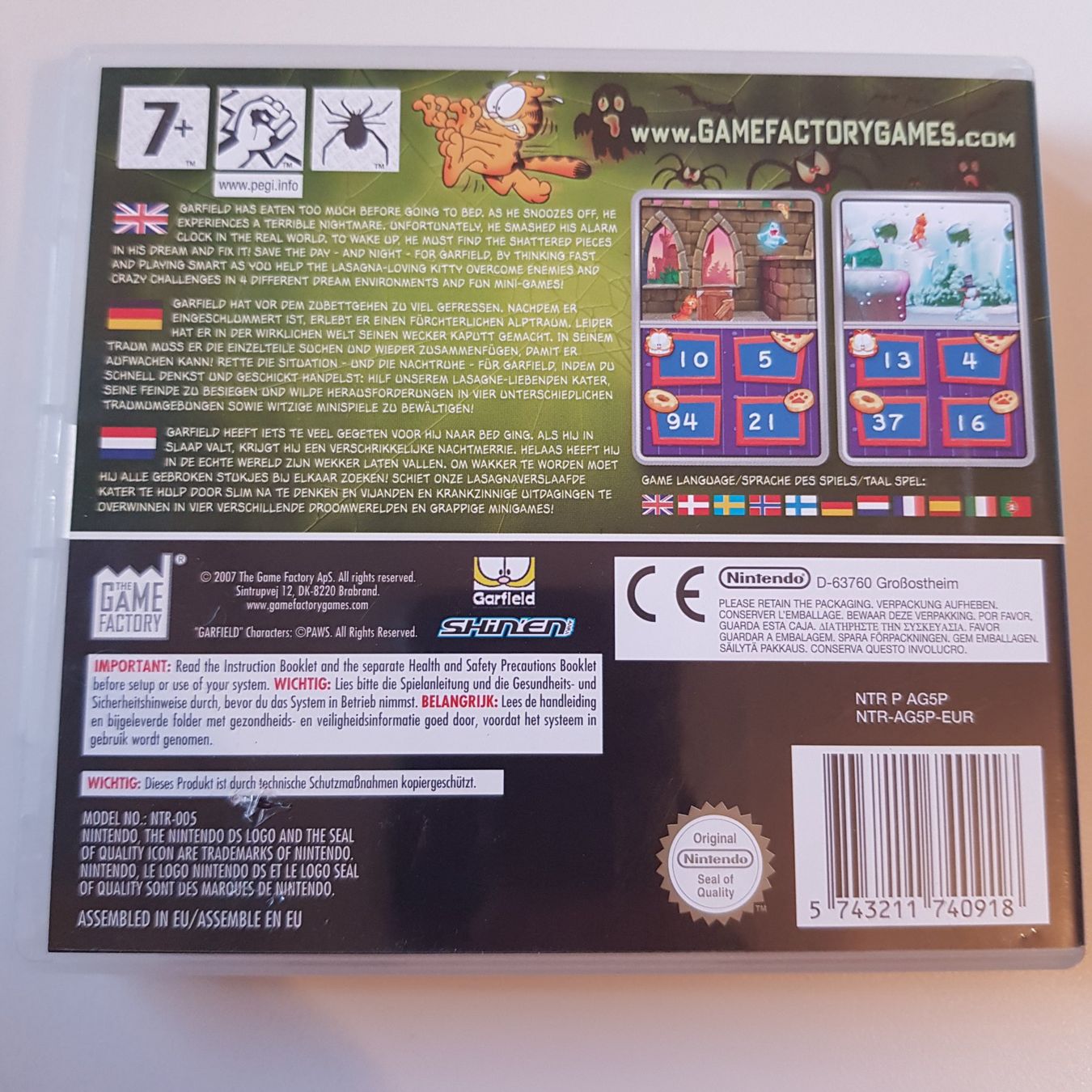 Nintendo Giochi: Garfield's Nightmare /DS – Usato da Münchenstein venduto da 2DGames 1
