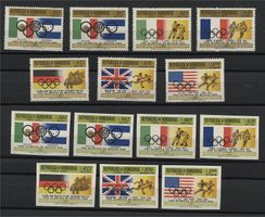 HONDURAS, OLYMPISCHE SPIELE 1968, SATZ + BLOCKS POSTFRISCH!