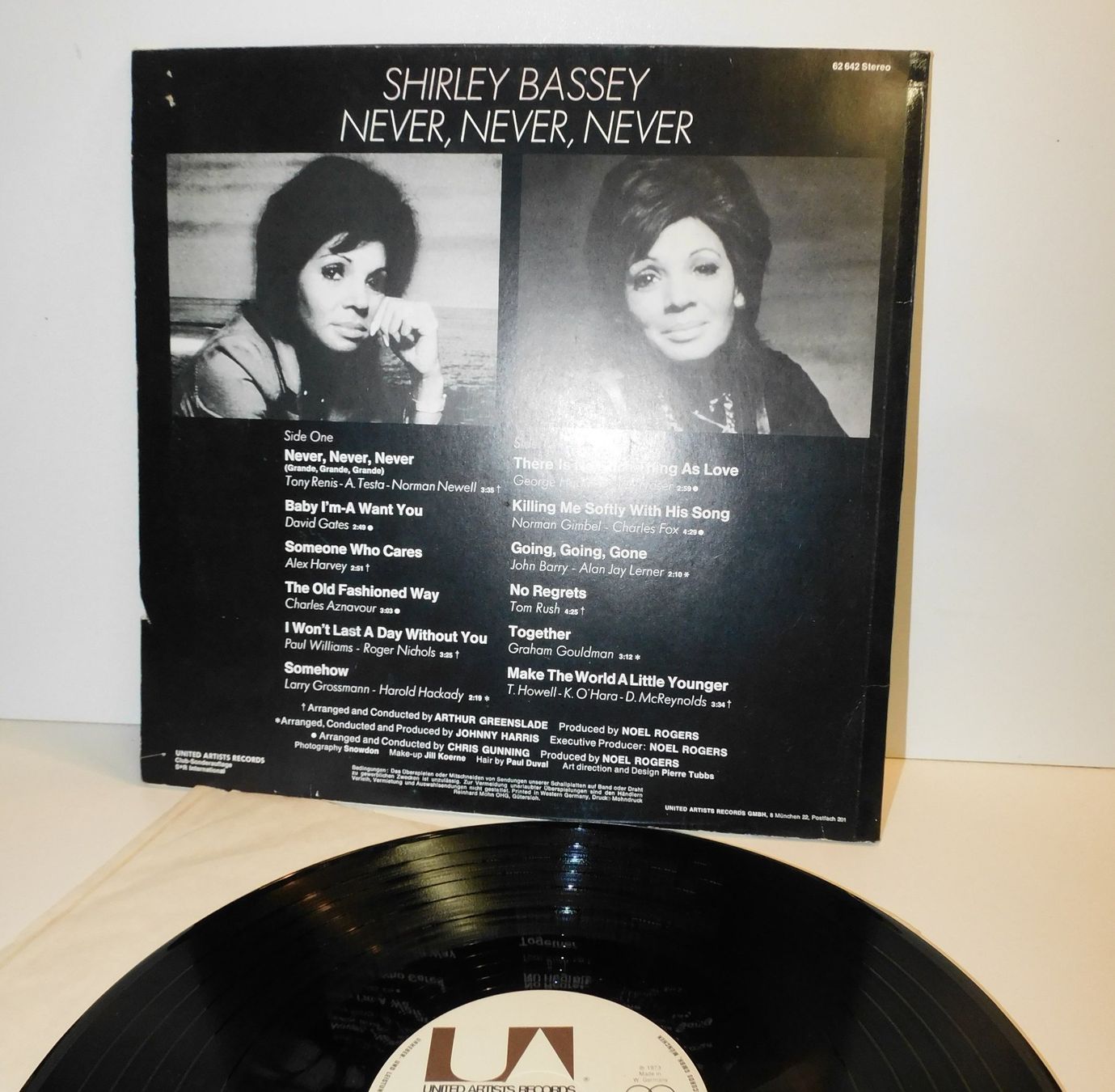 Dischi in vinile: Lp Schallplatte 1973 Shirley Bassey - Never Never Never – Usato da Sursee venduto da 76 4
