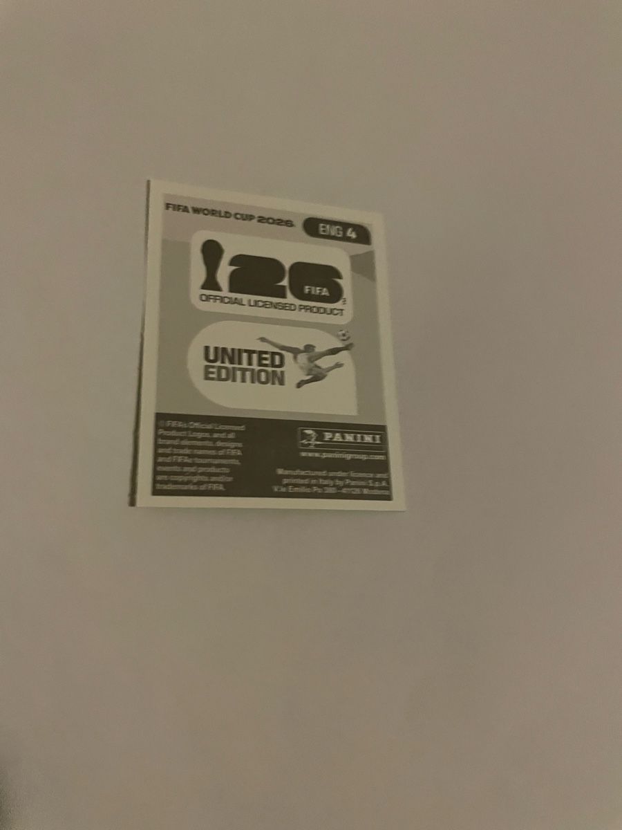 Panini Carte collezionabili: FIFA WM 2026 Marc Guehi ENG 4 – Nuovo (secondo la descrizione) da Winterthur venduto da Cobraforce 1
