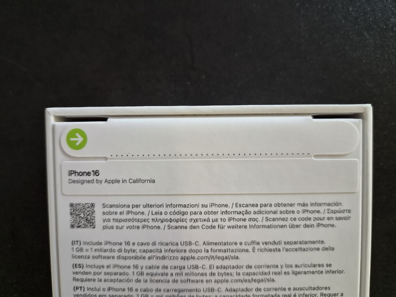 Apple Portables: iPhone 16 Black, 128 GB Neu & Ungeöffnet – Neuf avec emballage d'origine à Thun par element23 4