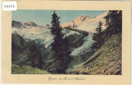 Glacier de Fee et l'Alphubel - coloriert