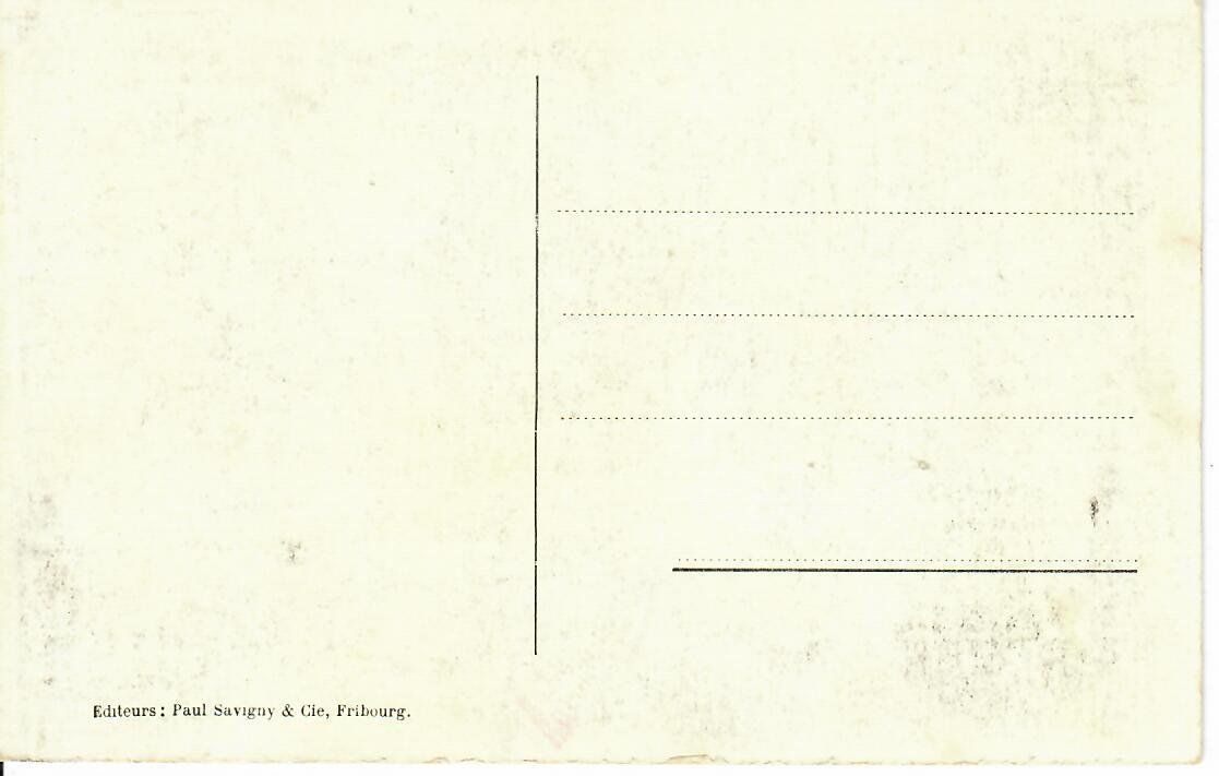 Cartoline postali: Bourguillon, prés Fribourg – Usato da Hochdorf venduto da Ziegel-16 1