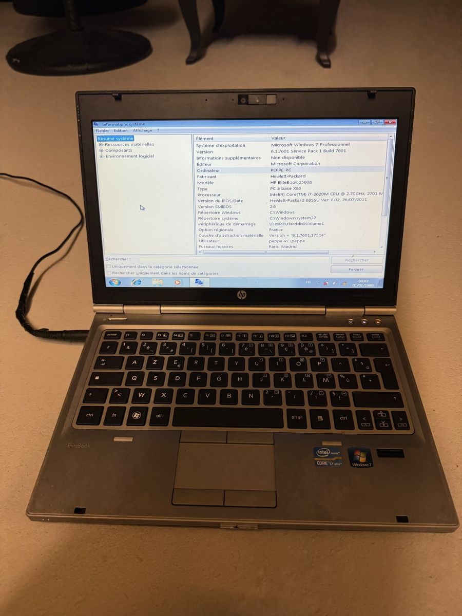 Hewlett Packard Portables: HP elitebook 2560P – D'occasion à Rueyres-les-Prés par Pantanooo 1