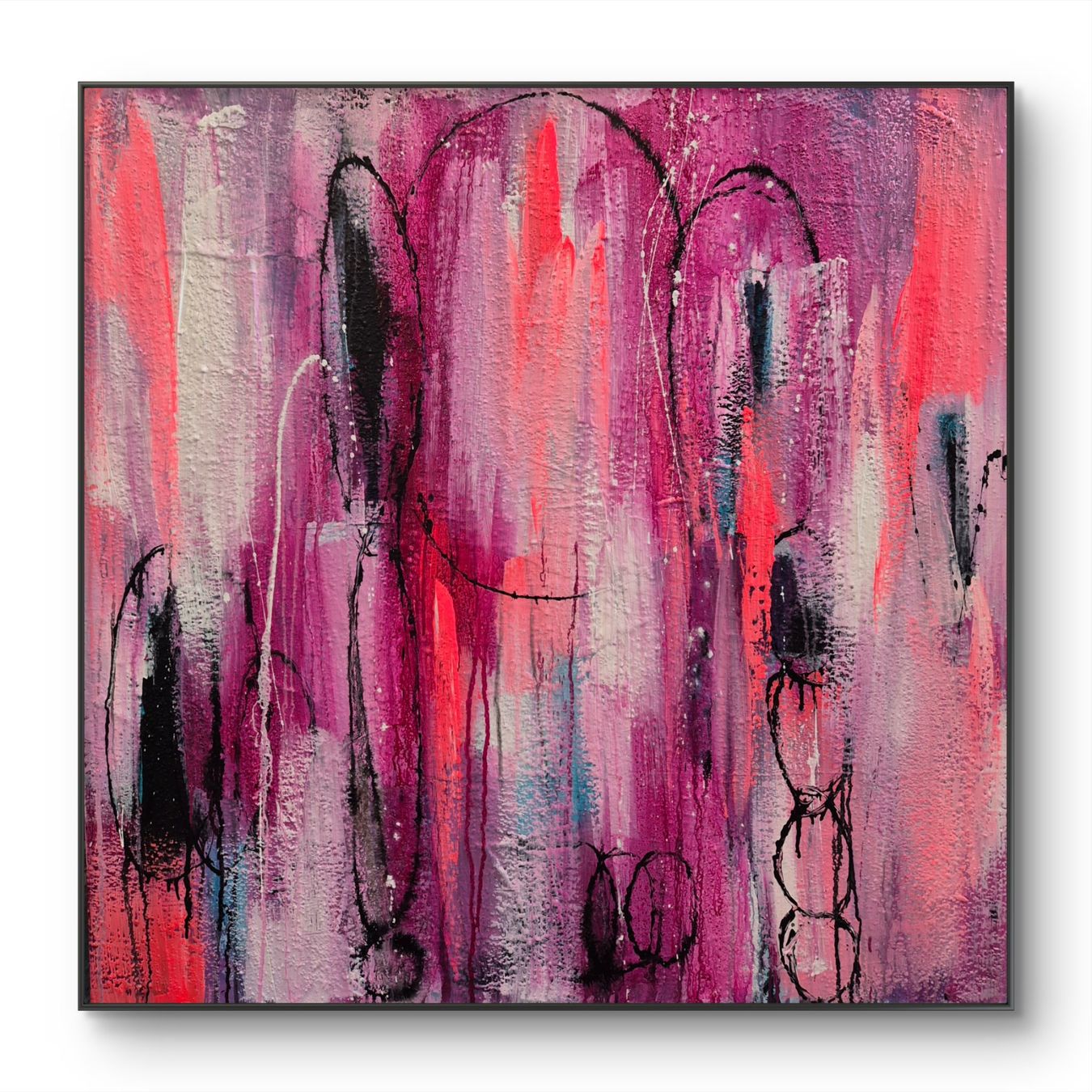 Gemälde: Originales abstraktes Bild 90x90cm – Neu (gemäss Beschreibung) aus Urdorf von Contra8 1