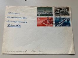 Lettre Centenaire Chemin de fer 1947