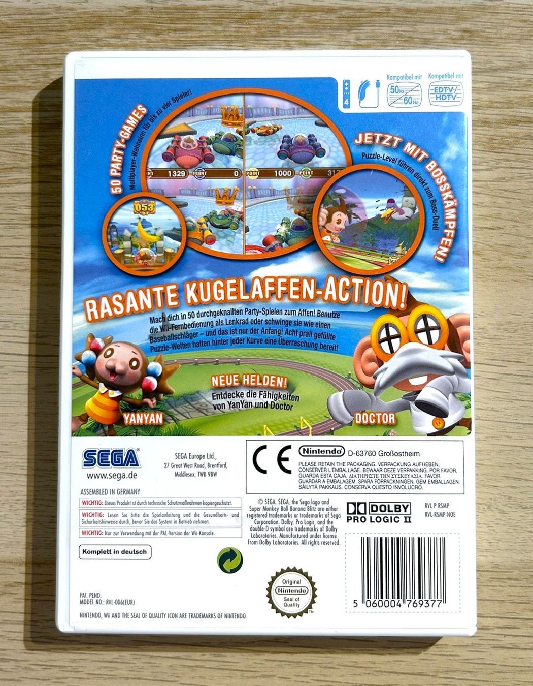 Sega Giochi: Super Monkey Ball Banana Blitz Nintendo Wii – Usato da St. Gallen venduto da Alpine.Arcade 1