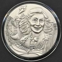 Anne Frank – 1 OZ  - Silber High Relief Antik – Lim. 199
