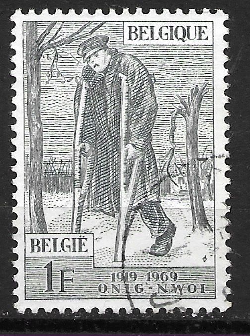 Alle Briefmarken: Belgien 1969: Verband der Kriegsinvaliden – Gebraucht aus Zürich von Rainstamps