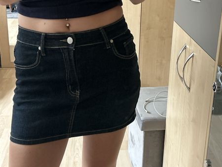 Jeansrock dunkelblau Grösse S guter Zustand