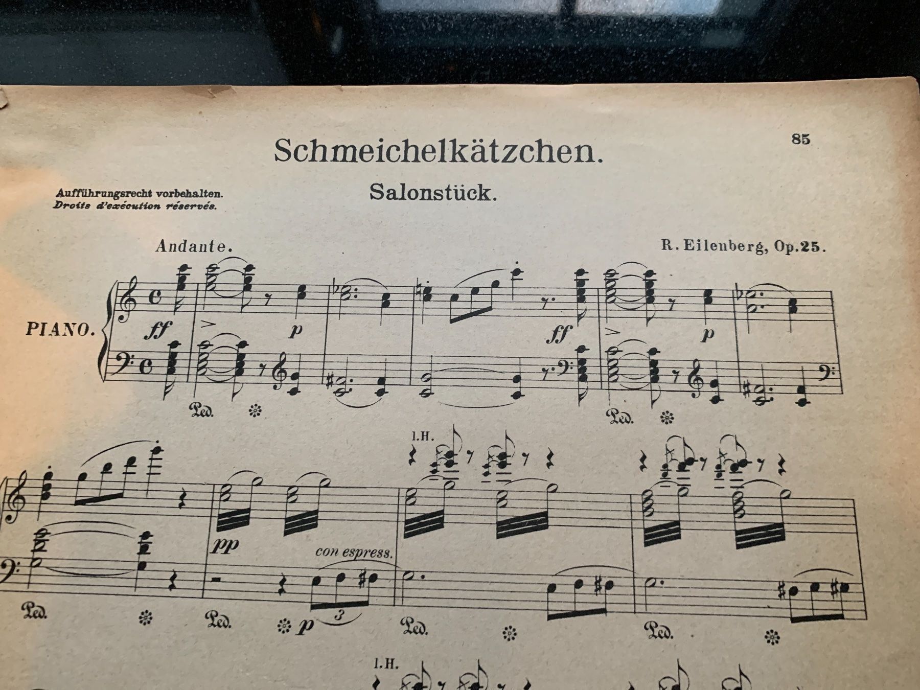 Strumenti musicali: Klaviernoten Salon Schmeichelkätzchen – Usato da Oberweningen venduto da Ardnas89 1
