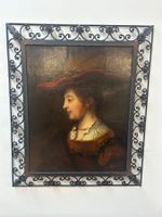 Ölgemälde auf Leinwand Nachbild Saskia von Rembrandt 18. Jh.