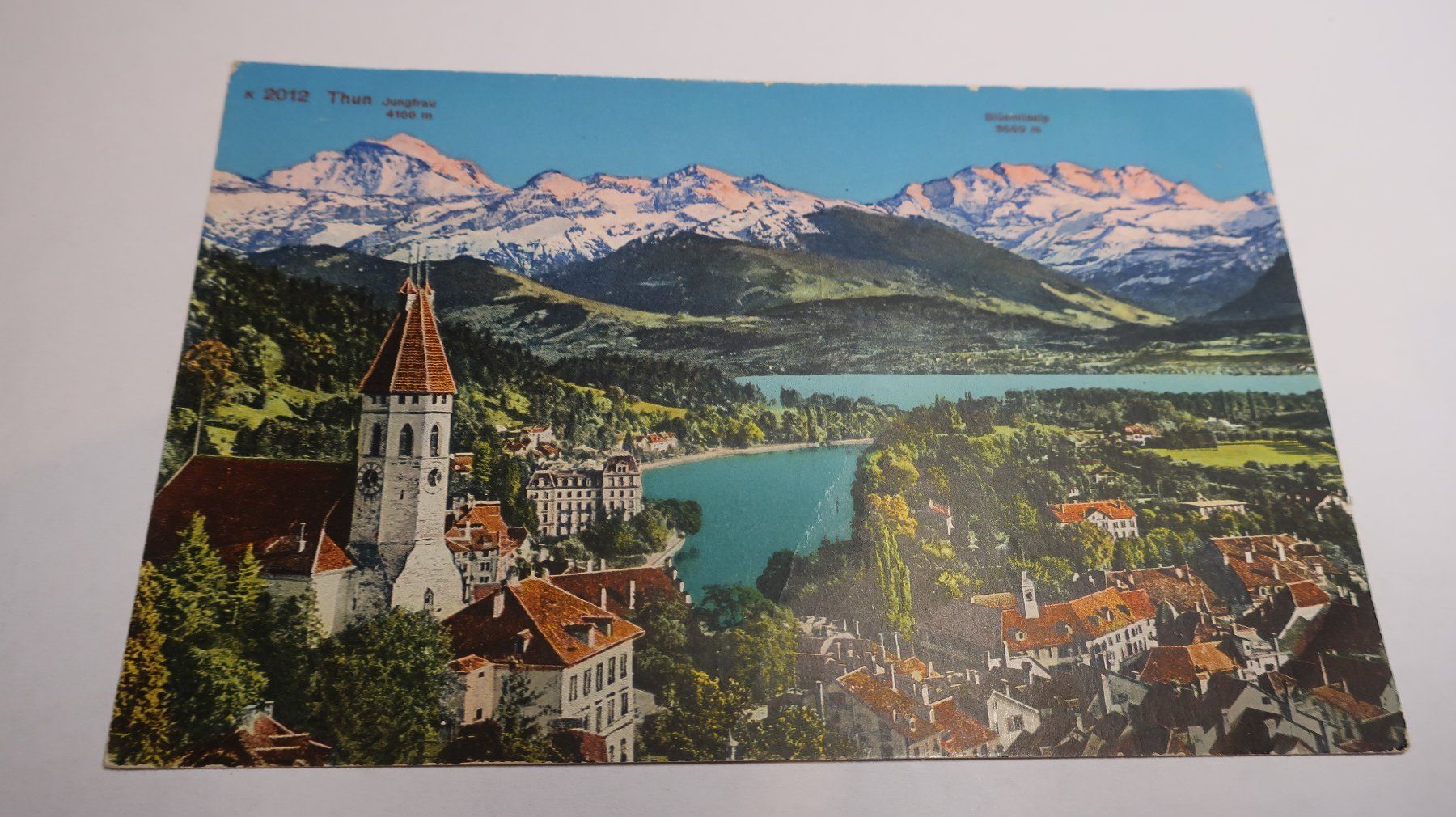 Ansichtskarten: Thun  1937 – Defekt aus Cormoret von Pascalll2001 1