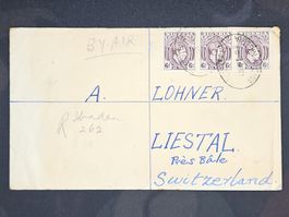 CL25 Enveloppe + Timbre Nigeria 1952