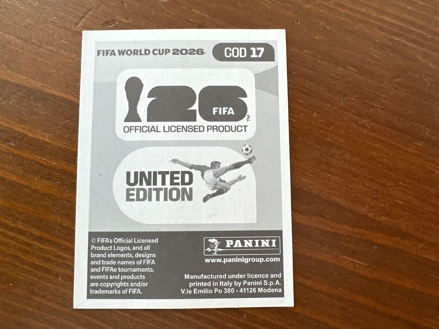 Panini Cartes à collectionner: Panini COD 17 FIFA World Cup 2026 – Neuf avec emballage d'origine à Würenlos par gtvlady_82 1