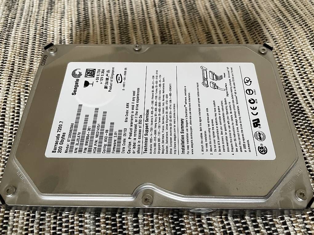Dischi rigidi: HDD Festplatte 3.5 Seagate 200GB – Usato da Bellikon venduto da concedo