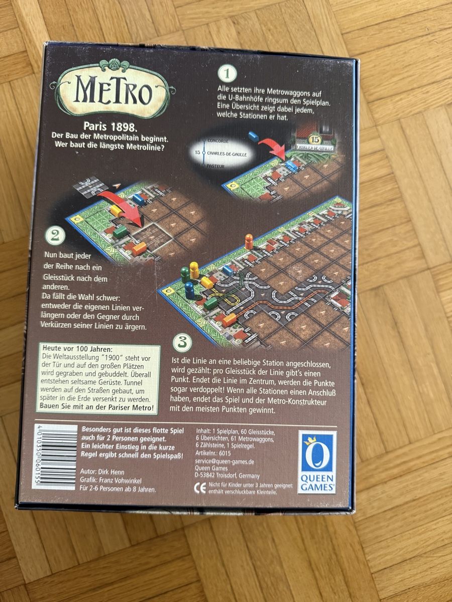Giochi: Metro – Usato da Brunnen venduto da pel_vk7g 1