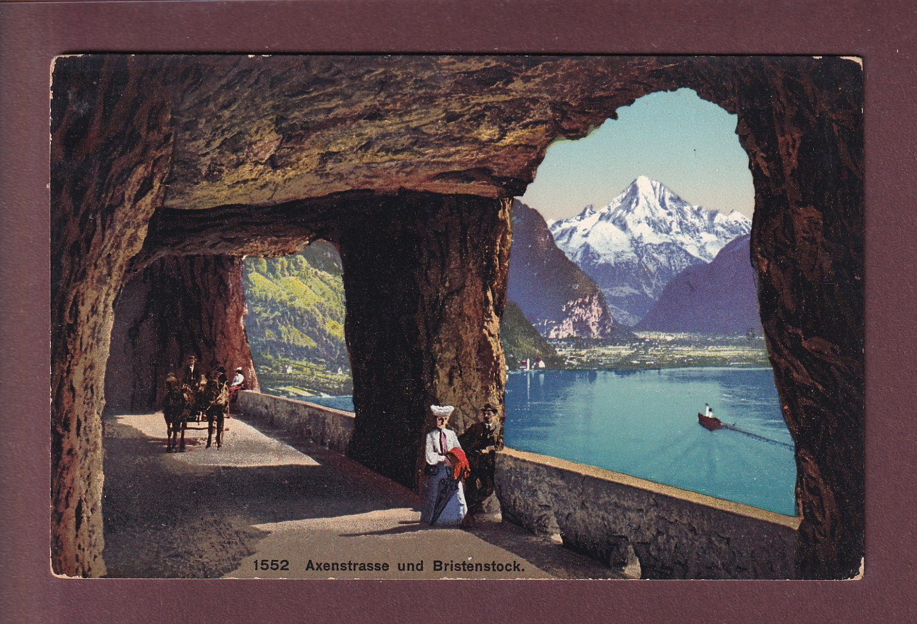 Cartes postales: AXENSTRASSE - Bristenstock - Leute – D'occasion à Pully par nicecards