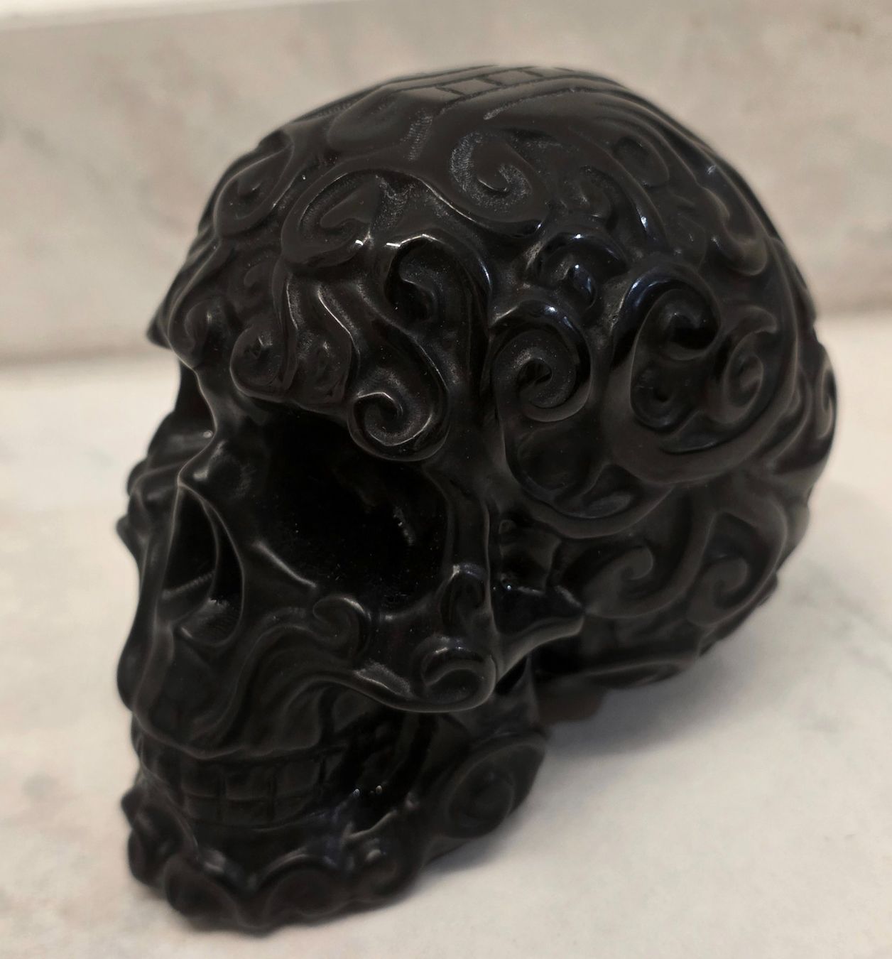 Minerali & Pietre curative: Obsidian Schädel 500g – Nuovo e nell'imballaggio originale da Matzingen venduto da Shay_Crystalz 1