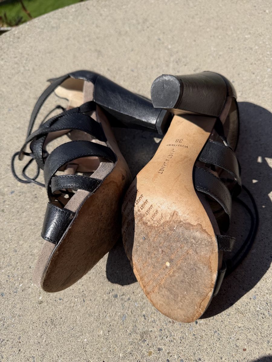 Damenschuhe: janet & janet pumps - grösse 38 leder schwarz NEUE BILDER!! – Gebraucht aus amden von horizontblau01 7