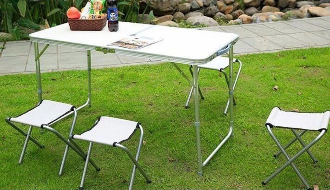 Set di tavolo e panche: Camping Klapptisch Set – Nuovo (secondo la descrizione) da Däniken SO venduto da Maek12 4
