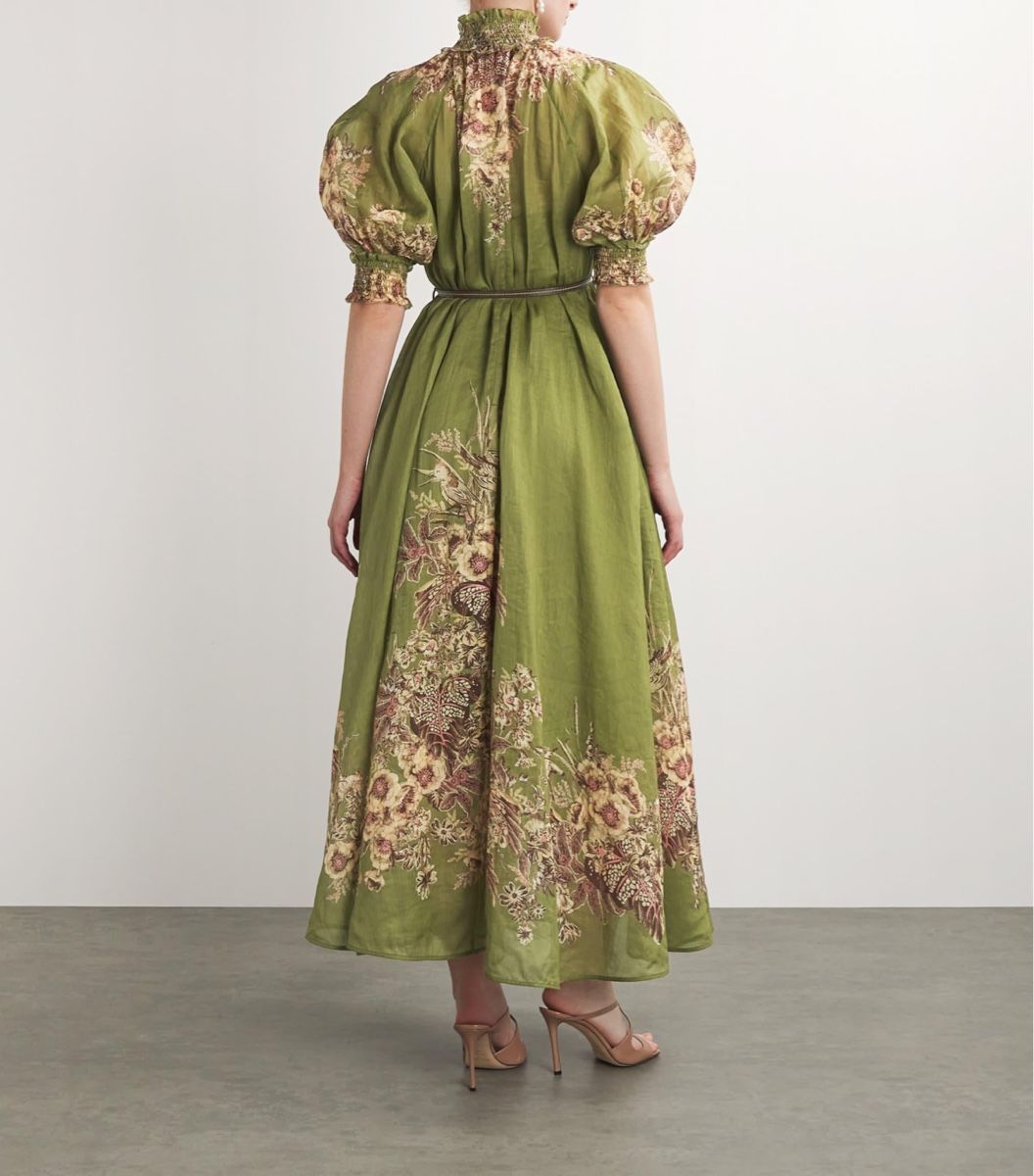 Zimmermann Vestiti: Zimmermann Elegant Green Maxi Dress – Usato da St.Josefen venduto da lop_lh8d 3