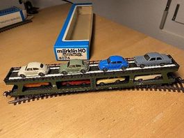 Märklin 1 Doppelstock-Autotransportwagen, 4074